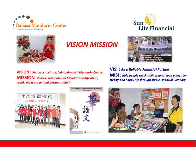 Visi Misi Bahasa Mandarin Center