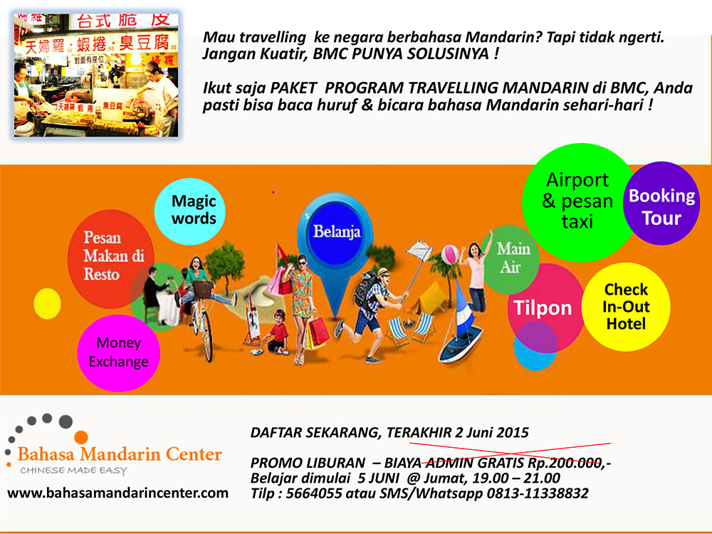 Belajar Bahasa Mandarin Untuk Travelling Di Bahasa Mandarin Center